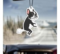 TEMU Ambientador para Coche con Perro que Tira Pedos - para Colgar en Retrovisor del Coche - Tableta - Decoración Interior de Coche - Regalos para /