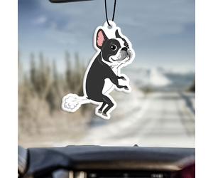 TEMU Ambientador para Coche con Perro que Tira Pedos - para Colgar en Retrovisor del Coche - Tableta - Decoración Interior de Coche - Regalos para /