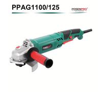 TEMU Amoladora Eléctrica de 1100W 125mm con Control de 6 Velocidades, Guarda sin Herramientas, para Metal y Piedra, Cable de 2m, Enchufe EU, Ideal como Regalo de Navidad