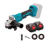 TEMU Amoladora sin cable de 1000W con disco de molienda de 125mm de diámetro, motor sin escobillas, con batería de 21V, para y pulir