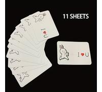 TEMU Amor lanza cartas de magia . Accesorios de magia , tarjetas de papel para expresar . Adecuado para de confesión y festivales