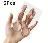 TEMU Amortiguador de Manija para Puerta Engrosado, Anticolisión Silenciosa, Felpudo Premium - Adecuada Para Portasos Frigoríficos y Baños con Pegatintras Transparentes Antiimpacto