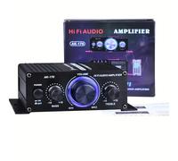 TEMU Amplificador de Audio Mini para Coche de 400W - 12V, Controles de y HiFi, Sonido Estéreo Potente para Hogar, PC, Audio de Coche, TV, Altavoces Inalámbricos - , Batería No Incluida