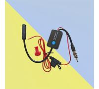 TEMU Amplificador de de antena FM para radio de coche para VW y , amplificador de FM y hembra para coche, antena de de 12V