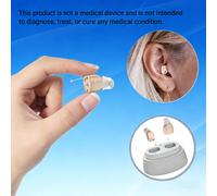 TEMU Amplificador de Sonido, Calidad de Sonido , Fácil de Operar - Portátil, Amplificador Auditivo con Cancelación de Ruido, Equipado con Batería de Polímero de Litio, de Usar y Cae Fácilmente