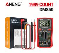 TEMU ANENG DM850 Multímetro Digital Portátil Pequeño de Precisión 1999 Cuentas Probador Voltage HOLD Profesional Automático Corriente Ohm hFE Amperió Detector Herramienta Sin Batería