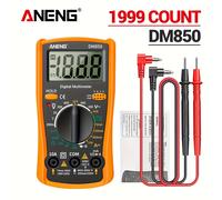 TEMU ANENG DM850 Multímetro Digital Profesional Automático 1999 Cuentas Probador de Voltaje Ohm Amperímetro Detector Herramienta