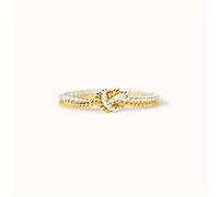 TEMU Anillo de diseño sencillo y elegante con nudo de cuerda para mujeres, regalo ideal para , boda, aniversario o Día de la