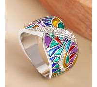 TEMU Anillo de vacaciones casual deportivo de estilo bohemio único para mujer, como regalo para tu ser