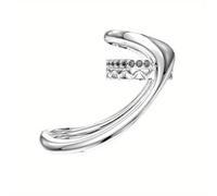 TEMU Anillo Elegante de Dedo con Diseño Geométrico , Estilo Vintage de Aleación Pesada con Baño de Plata S925, Anillo de Dedo Índice Hip-Hop para Uso Diario y Fiestas, Único, Hip-hop