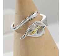 TEMU Anillos ajustables con nuevas flores de de nardo en un tono plateado, perfectos para compromisos y citas de mujeres, diseñados para ser hipoalergénicos y elegantes para las amantes de