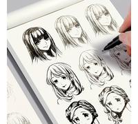 TEMU Anime: Dibujo de Personajes Facilitado - Guía con Sencillos, Ejercicios de y Técnicas de para Principiantes y Entusiastas - Domina Estilo Consejos y Herramientas