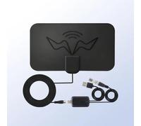 TEMU Antena de Digital 2024 diseñada para aplicaciones en interiores como en exteriores, USB de 6V, compatible con 4K y 1080P para todo tipo de televisores, incluyendo Smart TVs, ideal para TV,