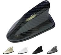 TEMU Antena Universal para Coche con de Tiburón | Cubierta ABS, Fácil Instalación, No Requiere Perforación, Accesorio Decorativo para Auto