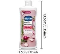 TEMU ANVNA3-en-1 Champú con a Cebolla, en Biotina y Queratina para Limpieza Profunda, Control de Aceite, Volumen, Nutrición del Cabello, Duradera, Fácil de Transportar 100g
