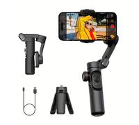 TEMU AOCHUAN Estabilizador Gimbal Inteligente para Teléfono XE para Grabación de Smartphone Portátil, Anti-Vibración para Transmisión al y Uso con de Escritorio