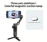 TEMU AOCHUAN Gimbal Estabilizador Inteligente XE con Soporte Desmontable, Seguimiento Facial AI y Luz RGB Magnética para Creadores de , , Transmisión , iPhone/Samsung y Más