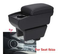 TEMU Apoyabrazos para Seat MK4 IV 6J 2008-2017, de Almacenamiento del Consol Central con , Accesorios para Coche