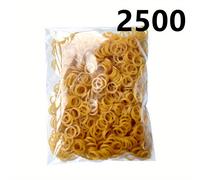 TEMU Aproximadamente 505pcs/1250pcs/2500pcs/bandas de goma pequeñas, diámetro de 10mm, goma de elasticidad, duradera y elástica, ideal para uso en hogar, oficina y , color