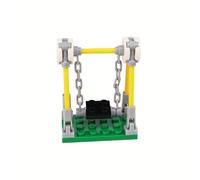 TEMU Árbol en Miniatura de con Columpio y Casita - Juego de Bloques Pequeños para