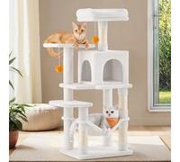 TEMU Arbol para Gatos de Varios Niveles, para Gatos con 4 Postes paraRascar, Hamaca, Cueva, Juguetes