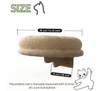 TEMU Árbol para Gatos en la Pared - de Madera con Múltiples Secciones, Ahorra , Ideal para Gatitos y Gatos, Mueble para Mascotas en Apartamentos/Dormitorios/ Pequeñas (Requiere Montaje)