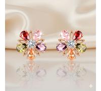 TEMU Aretes de circonita 5A , con líneas , que intensamente, de calidad, de un sueño romántico. Adecuados para salidas , , Día de la , reuniones, como regalos entre , etc.