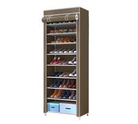 TEMU Armario Zapatero Tela Home con Puertas 160x30x60 cm Organizador de Zapatos 27 el