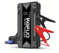 TEMU Arrancador de batería para coche de 3000A para motores de de 5L y diésel de 4L, arrancador portátil de 12V con USB/batería externa/ dual/luz LED, cargador de coche