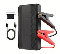 TEMU Arrancador de Emergencia para Coche Multifunción, Batería Externa de Emergencia para Teléfono Móvil, Arrancador de Batería de Carga, Arrancador de Emergencia