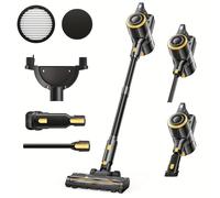 TEMU Aspiradora Inalámbrica Lubluelu 35Kpa, Aspiradora sin Cerdas Anti-Enredos, 50 Min de Autonomía, para Alfombras, Pisos de Madera y Pelo de Mascotas