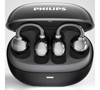 TEMU Audífonos Deportivos Inalámbricos Philips BT5.4 con Control Táctil, Clip para Oreja y Conductividad de Aire, Sonido HiFi, Batería de 18 Horas - TAT3469