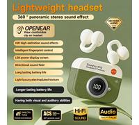 TEMU Auriculares deportivos mini con clip para True Wireless, estilo 2025, video TWS 9D, estéreo HD, auriculares inteligentes para teléfono celular y