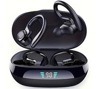 TEMU Auriculares Estéreo Inalámbricos True Wireless, Auriculares Deportivos, Cabezales In-Ear con Reducción de Ruido ENC, Auriculares TWS con Estuche de Carga LED
