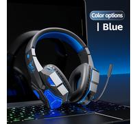 TEMU Auriculares Gaming Brillantes de Calidad con Funciones Inalámbricas, Ideales para , Ajustables y Permiten una Transición entre Escucha con Inalámbrica con Cancelación de Ruido Física