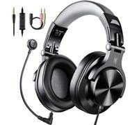 TEMU Auriculares Gaming con Cable Oneodio A71D para , Audífonos Over-Ear de 3.5 mm con Micrófono Extraíble para PC, PS4, y Uso en Oficina para Skype y Zoom