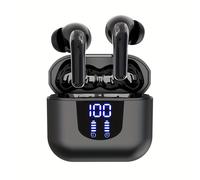 TEMU Auriculares Inalámbricos LAN XUN, Auriculares 5.3 con Altavoz de 13mm, 30H Autonomía, de Rápida Tipo-C, Estéreo Stereo para iPhone y , Micrófono Ideal para Juegos Negocios Deportivos
