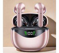 TEMU Auriculares Inalámbricos para Audio, Audífonos Estéreo, Auriculares Internos Táctiles, Cascos Deportivos con Estuche de Carga