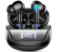 TEMU Auriculares Inalámbricos, Wireless 5.4, Estéreo 3D Hifi, Auriculares In-Ear con 4 Micrófonos con Cancelación de Ruido ENC, 45 Horas de Reproducción, Auriculares Inalámbricos con Pantalla LED