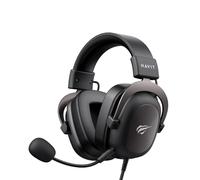 TEMU Auriculares para juegos con cable HAVIT, interfaz de 3.5 mm, compatibilidad, , más cómodos de usar, altavoces de 53 mm, sonido envolvente, micrófono extraíble