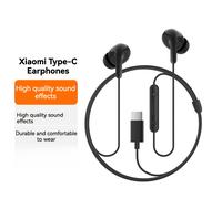 TEMU Auriculares Xiaomi Tipo-C, Versión Internacional, Control por Cable Plug-And-Play con Micrófono y Reducción de Ruido, de 12.4 mm que Tapones para los Oídos en Tres Tamaños: S/M/L
