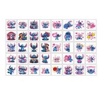 TEMU Autorizado - 40 pegatinas de Disney Stitch - para fiestas y decoraciones, un regalo ideal para familiares y