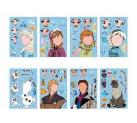 TEMU [Autorizado] 8 pegatinas de Elsa, de Disney de Frozen. Perfectas para decorar tazas, coches, aptas para patinaje y ciclismo. Pegatinas y pósteres.