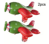 TEMU Avión Inflable de Elfo Navideño 2D - Esta decoración y es un de para tu hogar en Navidad. Ideal para crear un festivo con tus queridos. para Navidad, Año , fiestas y . ¡ un mágico a tu !