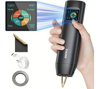 TEMU Awithz Awei Mini Soldador de Puntos con Pantalla a Color Portátil, un Kit Compacto y Portátil para Baterías de Litio 18650 con Soldadura de Puntos de Lámina de Níquel, con Dual Manual/Automático
