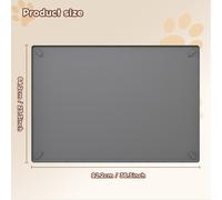 TEMU Bandeja de Alfombra para Perros de Varios Tamaños en , Base Antideslizante de Silicona y Bandeja Impermeable para Protección , Bandeja para Entrenamiento de Cachorros