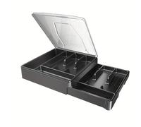 TEMU Bandeja de cubiertos de dos niveles con , un estante de almacenamiento para cajones y encimeras de cocina, con 2 capas de bandejas para utensilios y 9 compartimentos para guardar cubiertos