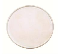 TEMU Bandeja de Servir de Madera Blanca Chic - Grande, Redonda, Decorativo para Mesa de Café y , Acabado Duradero con Recubrimiento en Polvo, para Decoración de Estilo Granja, Bandejas para Joyas