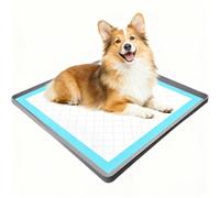 TEMU Bandeja Portátil Antigoteo para Entrenamiento de Perros | Soporte Cuadrado de Silicona para de Cachorro para Alfombra de 24" x 24", Protección de Piso para Uso Doméstico