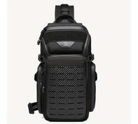 TEMU Bandolera Táctica para Hombres OZUKO de Gran Capacidad con Correa Ajustable y Resistente al - Ideal para Senderismo, Viajes y Uso Diario, Bolsa Deportiva de Pecho en Tejido Duradero